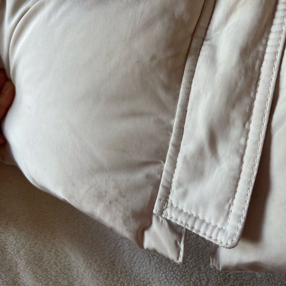 Zara Cream Puffer Jacket with Detachable Hood - Picture 10 of 10